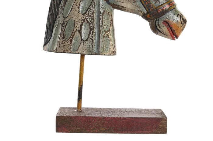 Figura decorativa de mango - Cabeza Caballo - Imagen 3