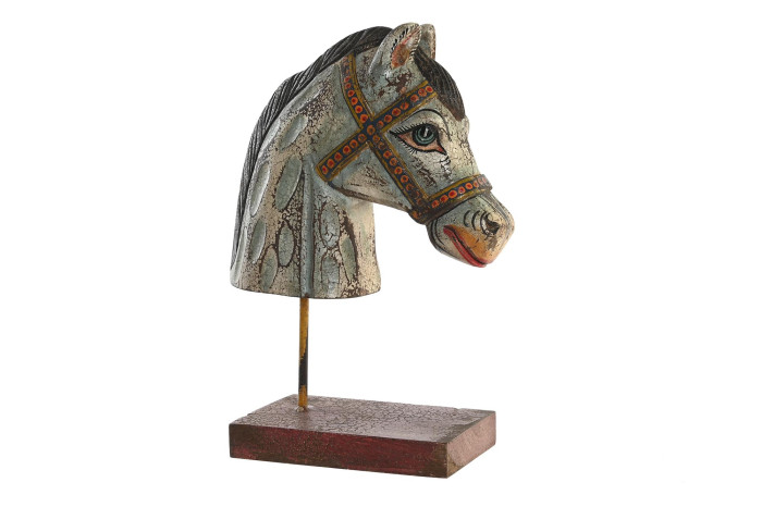 Figura decorativa de mango - Cabeza Caballo