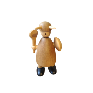 Figura en Madera de Haya - Vikingo M