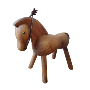 Figura en Nogal - Caballo Kay Bojesen