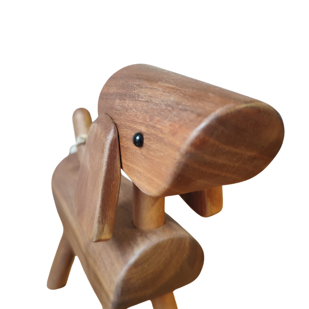 Figura en Nogal - Perro Kay Bojesen - Imagen 2