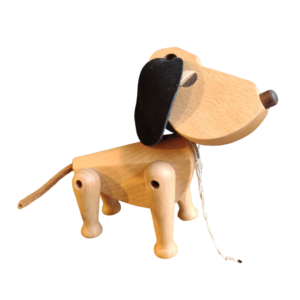 Figura en Haya - Perrito Articulado