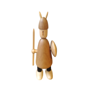 Figura en Madera de Haya - Vikingo L