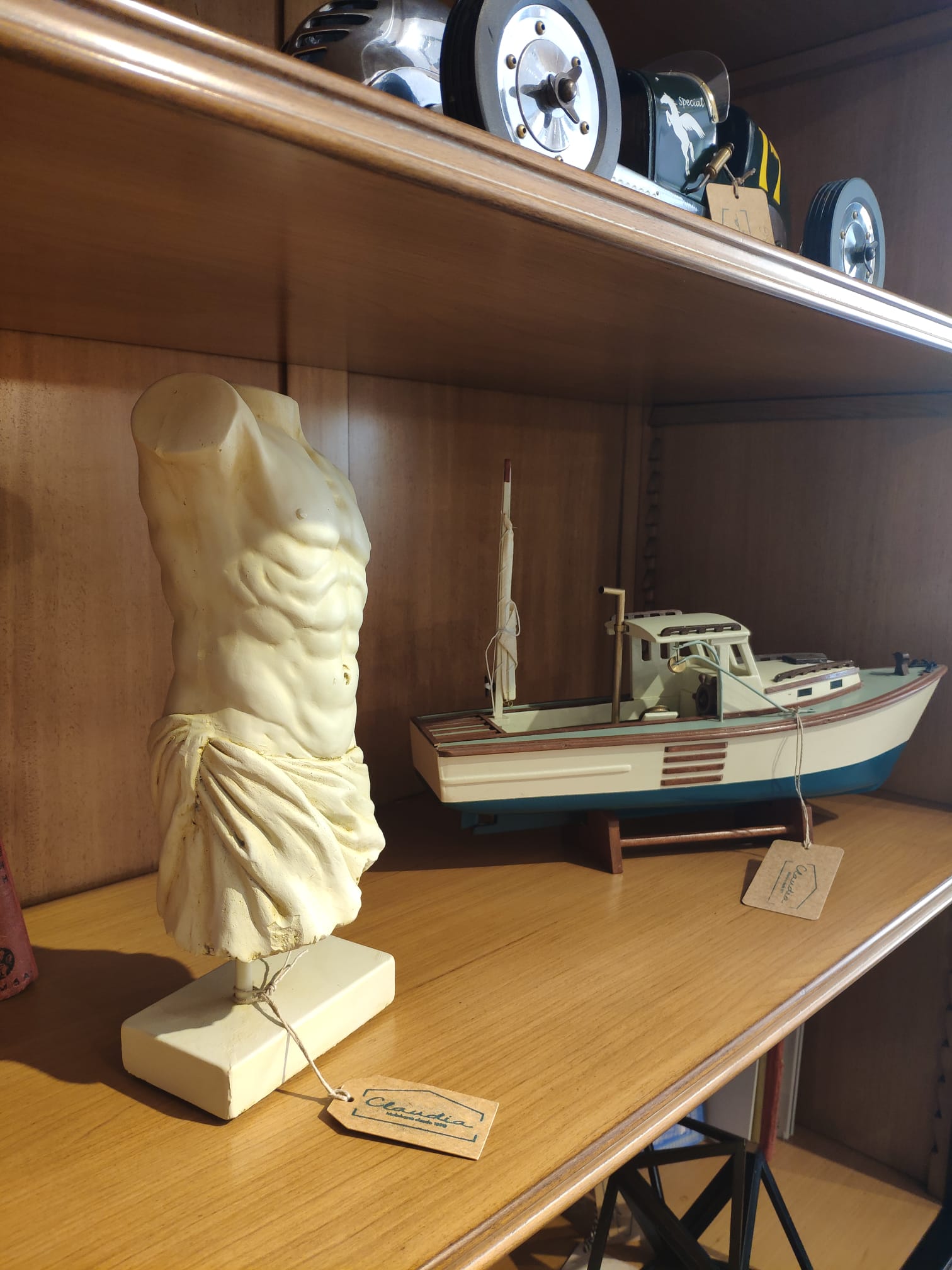 Escultura Torso Hombre Romano - Imagen 2