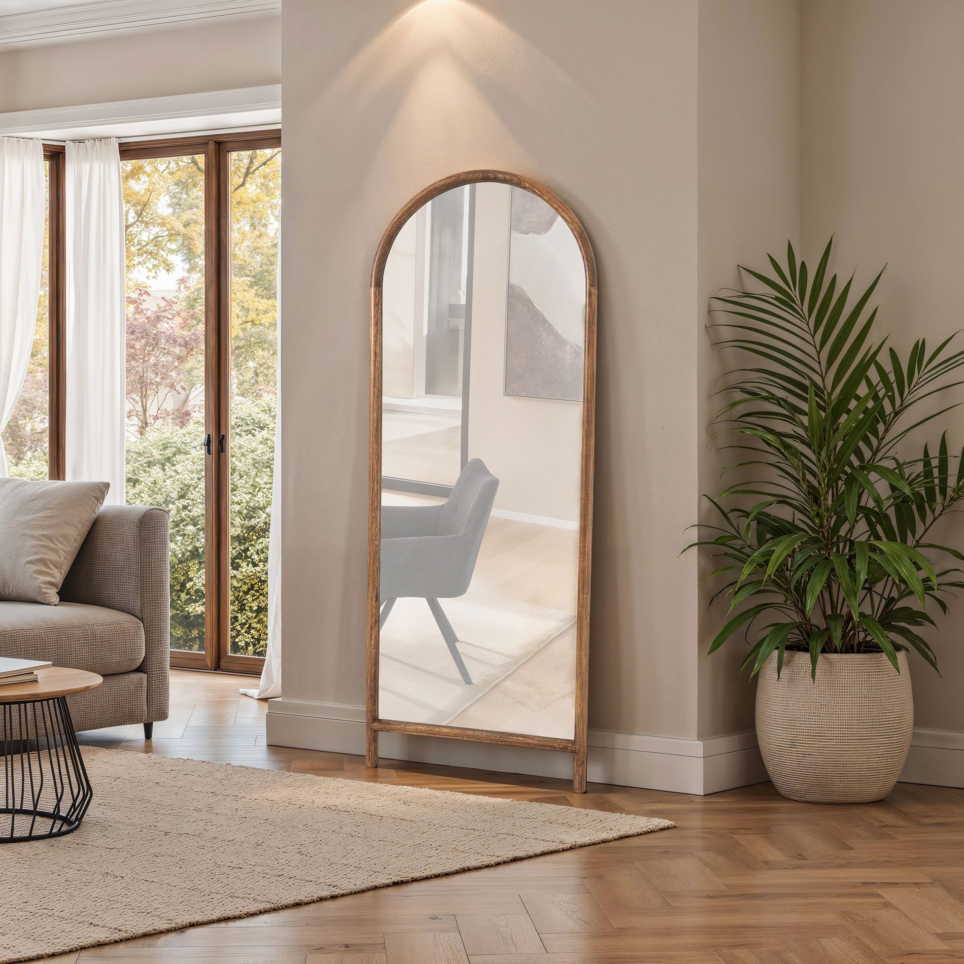 Espejo Suelo o Pared - Roble - Imagen 6