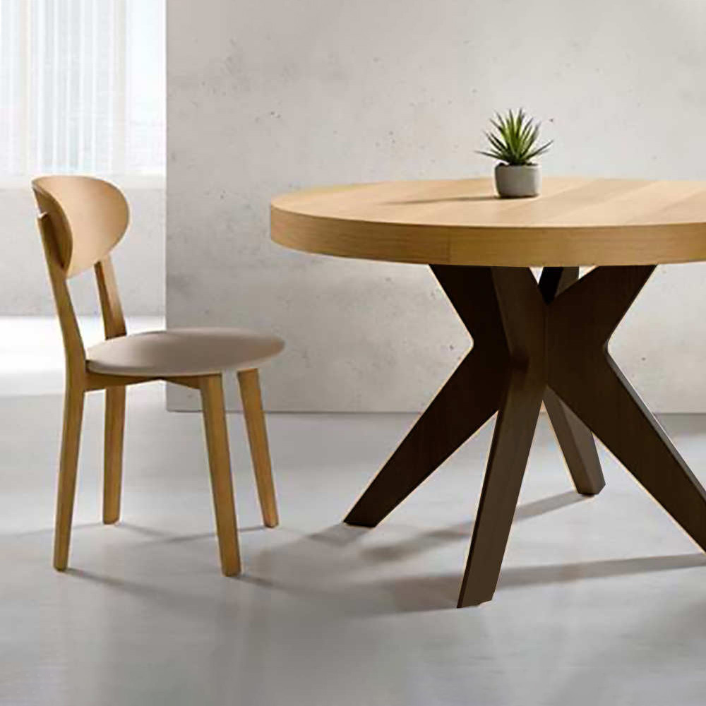 Mesa de comedor extensible redonda - Moonly - Imagen 4