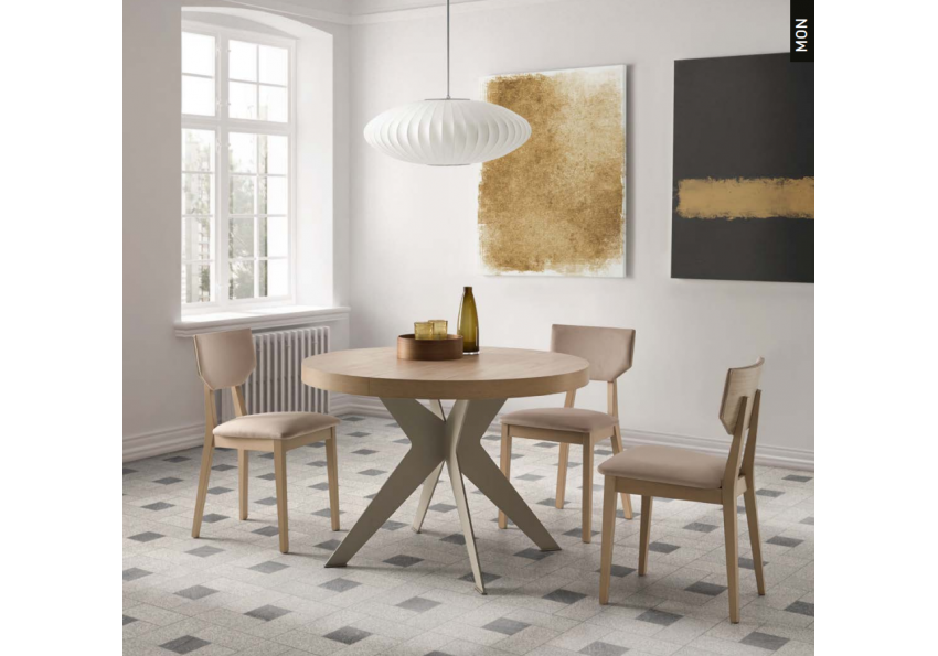 Mesa de comedor extensible redonda - Moonly - Imagen 2